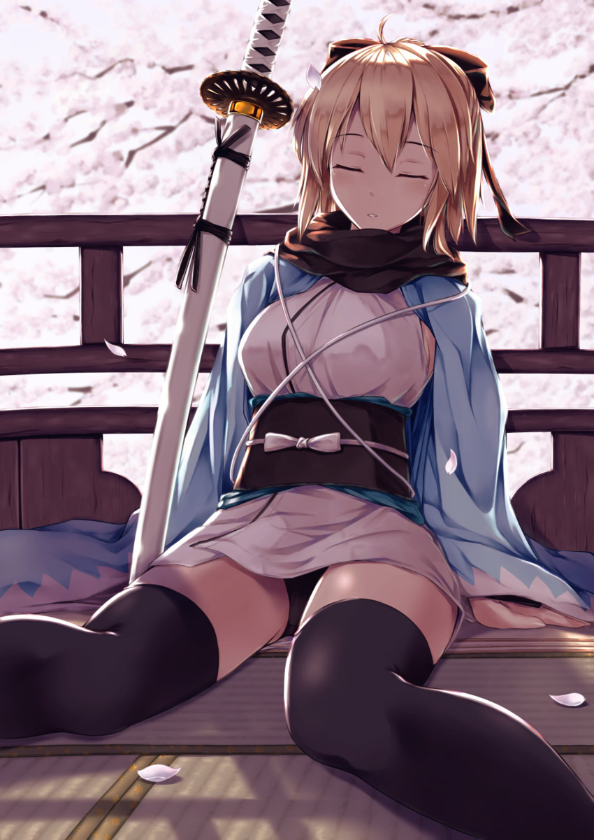 okita souji (fate and 1 more) drawn by enchuu_kakiemon