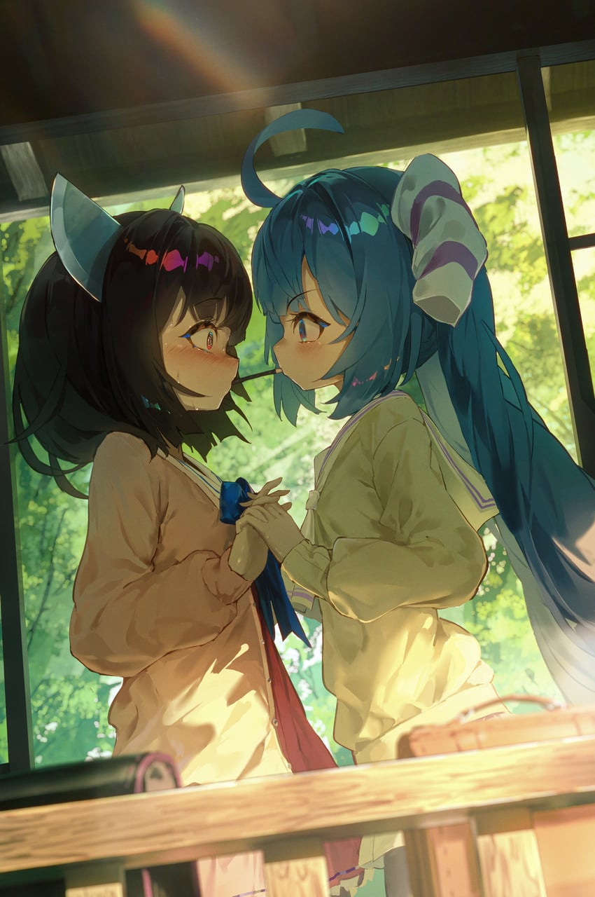 touhoku kiritan and otomachi una (vocaloid and 1 more) drawn by ap04astral