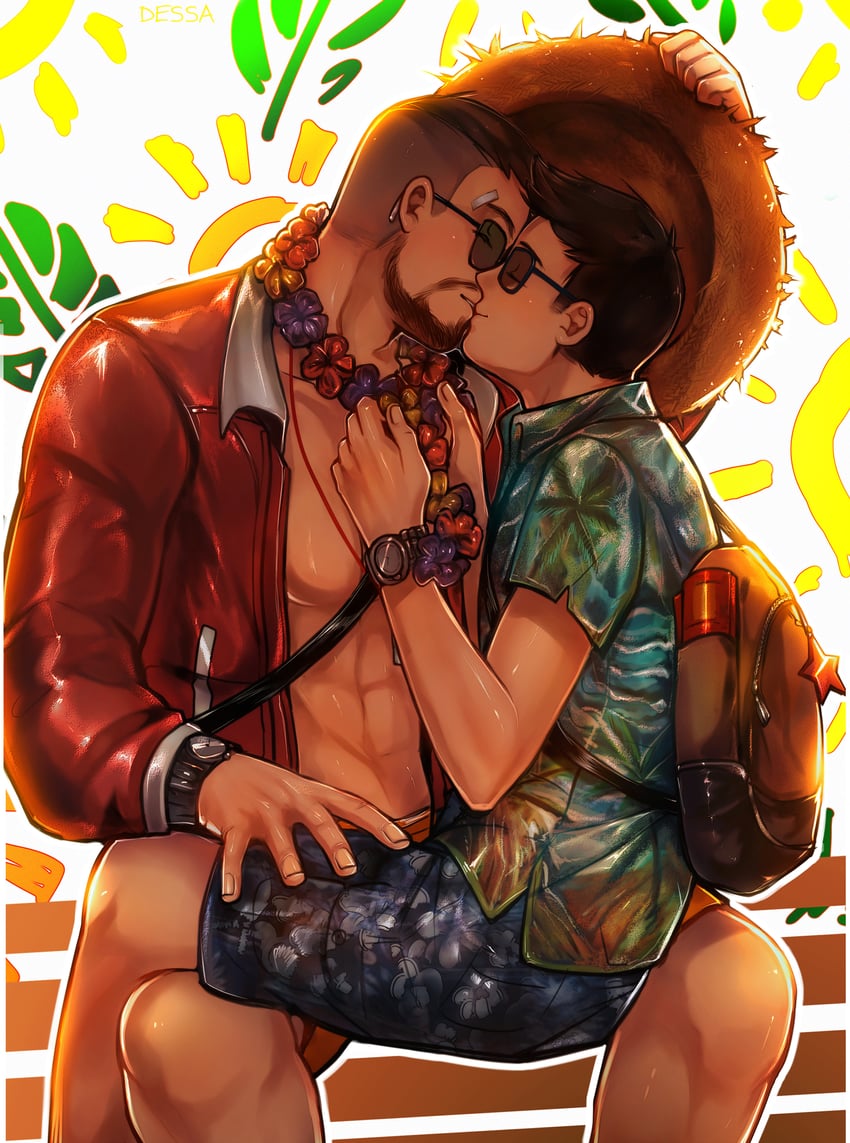 david king and dwight fairfield (dead by daylight and 1 more) drawn by dessa_nya