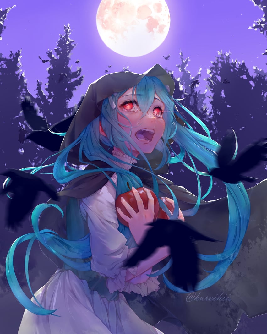 hatsune miku and eve moonlit (vocaloid and 3 more) drawn by kureihii