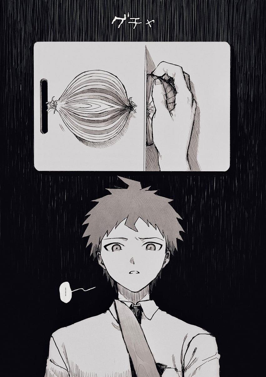 hinata hajime (danganronpa and 1 more) drawn by lian_chou_zi_(rotsmell)