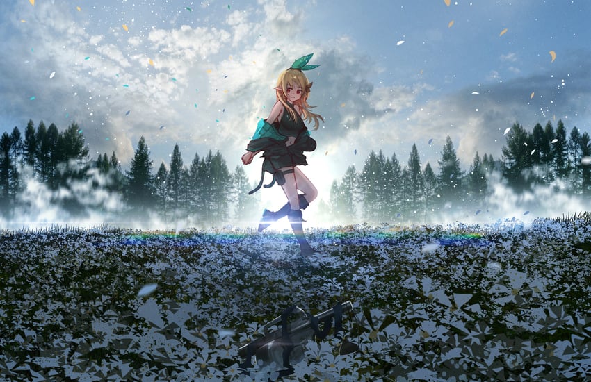 pomu rainpuff (nijisanji and 3 more) drawn by advarcher