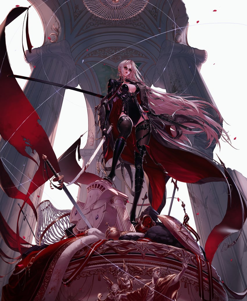 female slayer and spectre (dungeon and fighter) drawn by kim_hana