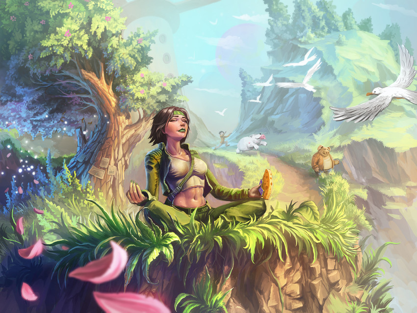 jade and pey'j (beyond good and evil) drawn by scerg