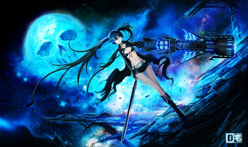 black rock shooter (black rock shooter) drawn by d-zhai