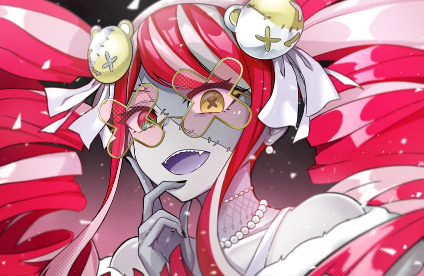 kureiji ollie and udin (hololive and 1 more) drawn by yuiwata_k