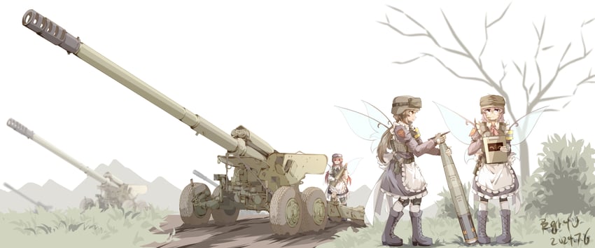 fairy maid (original and 1 more) drawn by pzgr.40