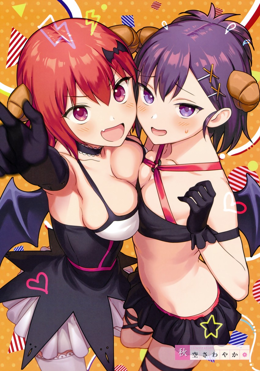 satanichia kurumizawa mcdowell and vignette tsukinose april (gabriel dropout) drawn by aida_takanobu