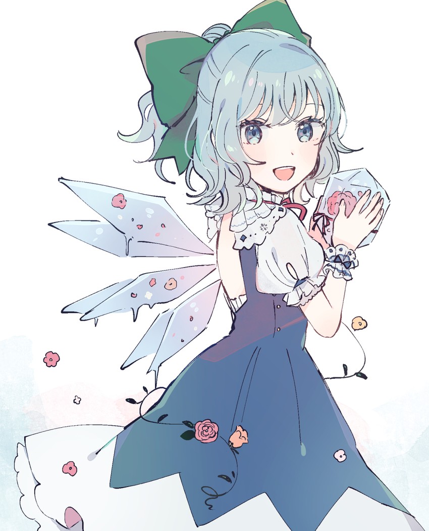 cirno (touhou) drawn by mozukuzu_(manukedori)