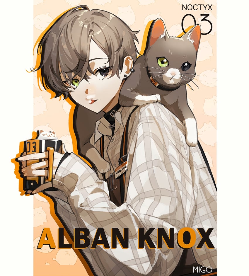 alban knox (nijisanji and 1 more) drawn by migo45