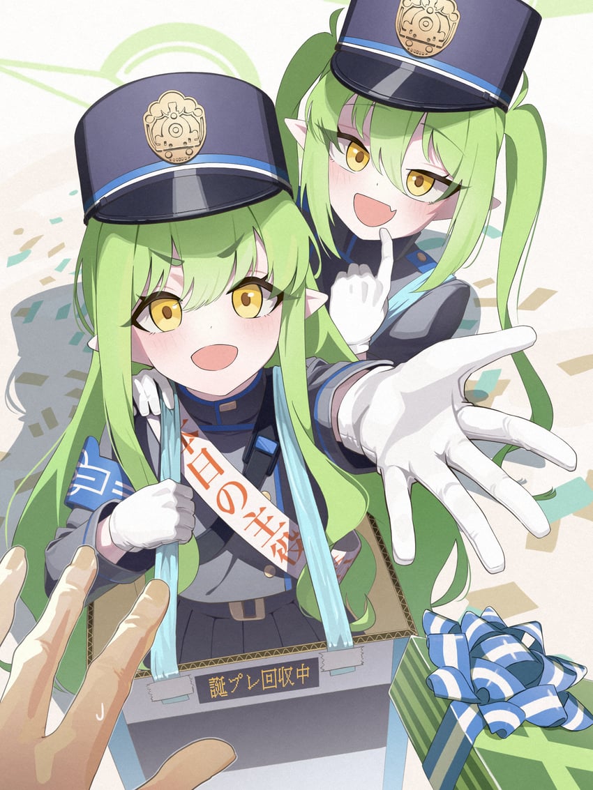 hikari and nozomi (blue archive) drawn by oko_(shazz_ocho)