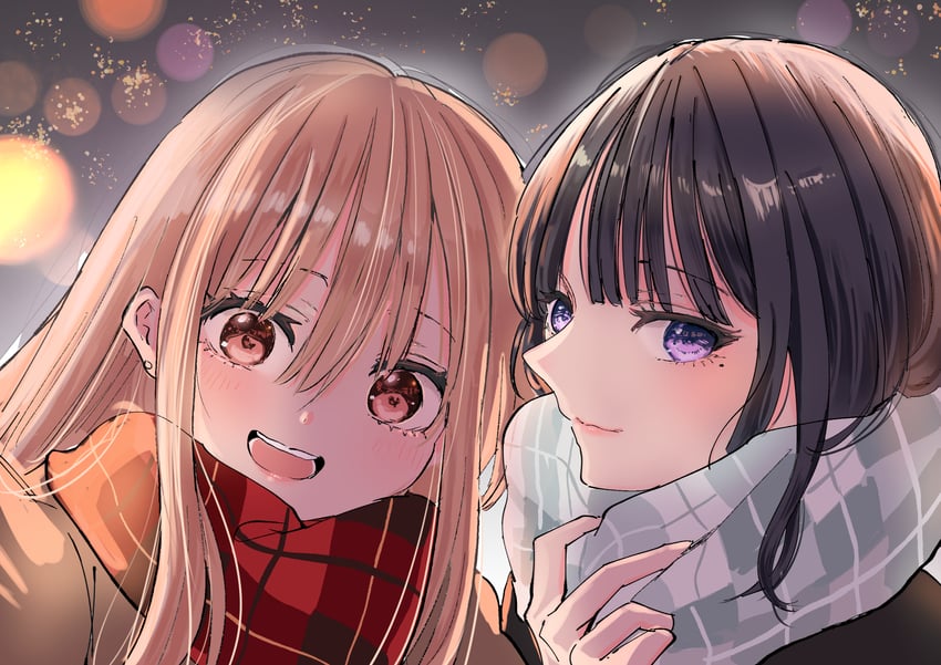 mizukawa rei and minase touko (original and 1 more) drawn by kawakami_shion
