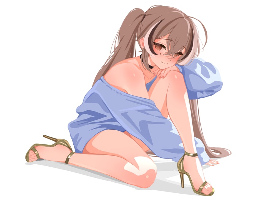 nanashi mumei (hololive and 1 more) drawn by sansha_art
