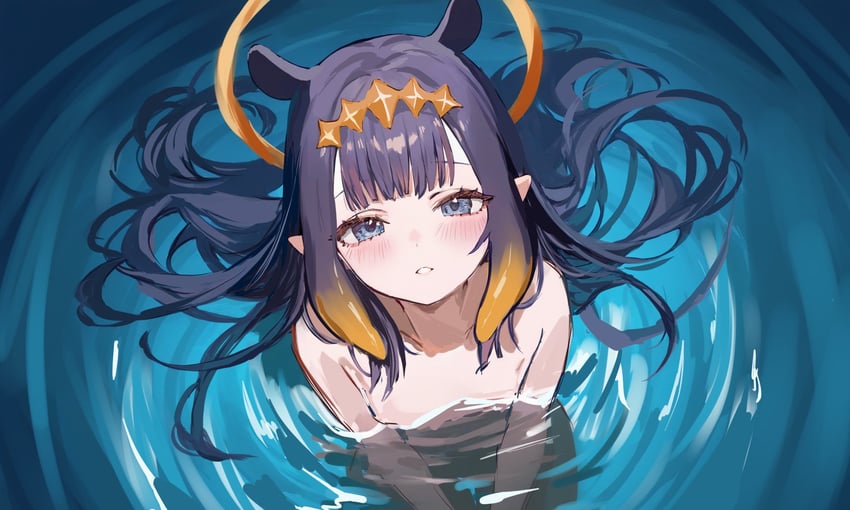 ninomae ina'nis (hololive and 1 more) drawn by foame