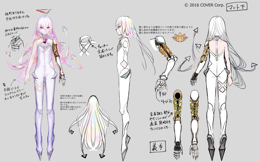 omega alpha (hololive and 1 more) drawn by fuzichoco