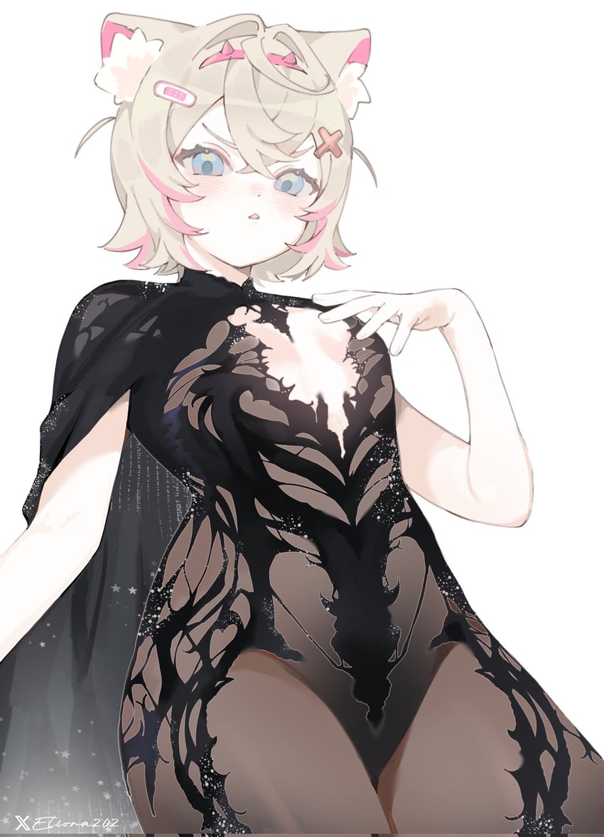 mococo abyssgard (hololive and 1 more) drawn by eliora202