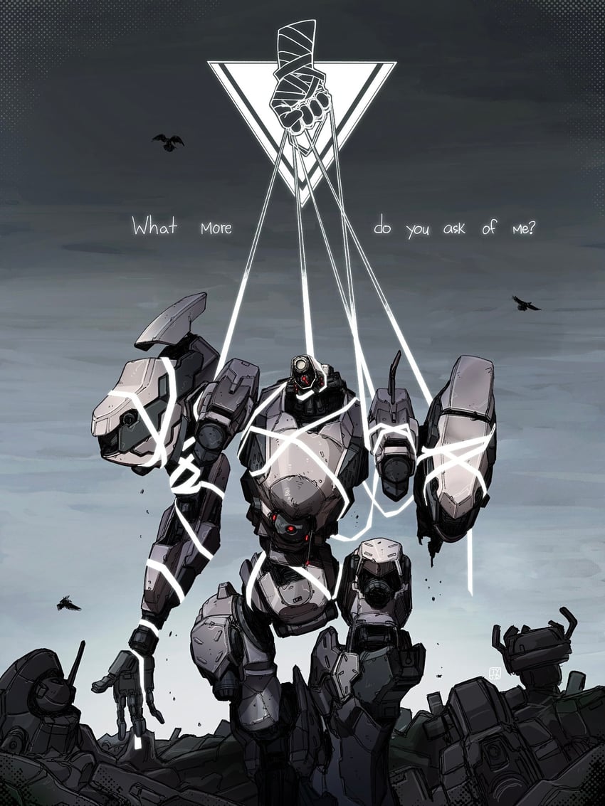 loader 4 and handler walter (armored core and 1 more) drawn by tyto_alba