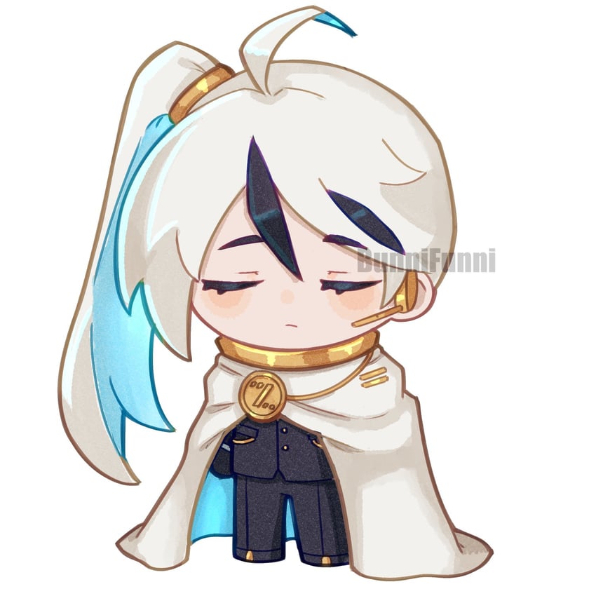 yan vismok (project moon and 1 more) drawn by funnibunni