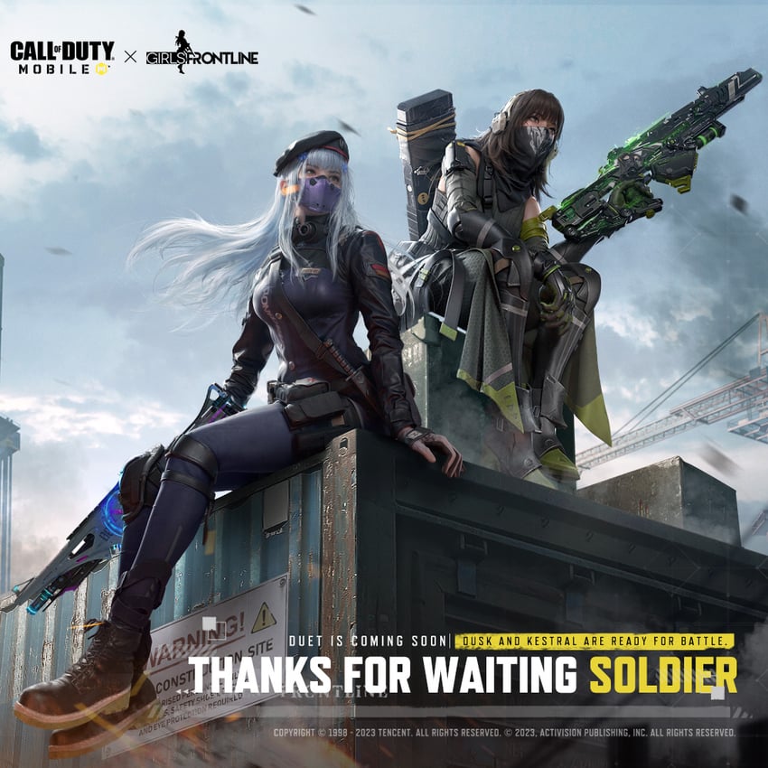 hk416, m4a1, kestrel, and dusk (girls' frontline and 2 more)