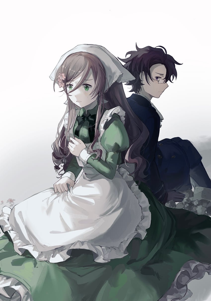 hungary and austria (axis powers hetalia) drawn by dongfang_shuyechu