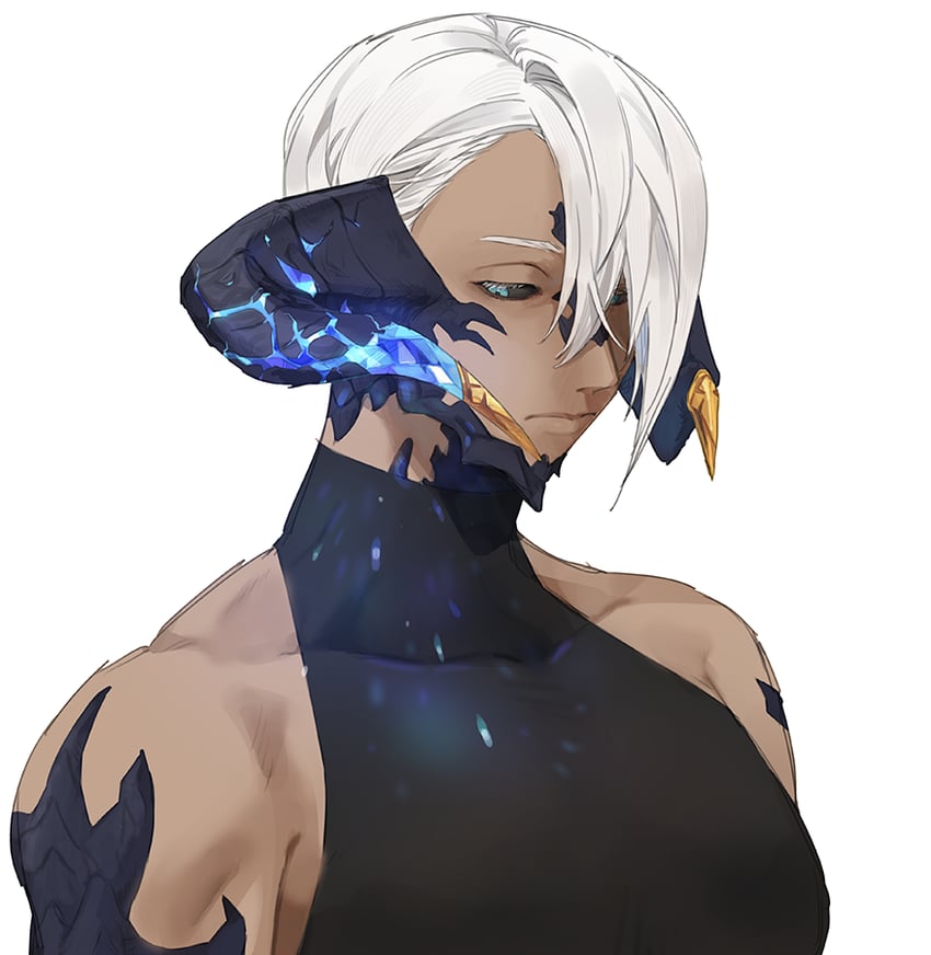 warrior of light (final fantasy and 1 more) drawn by gg_dal