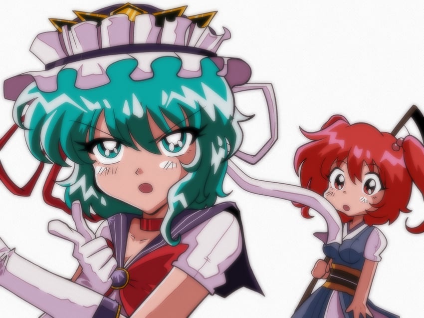 shiki eiki and onozuka komachi (touhou and 1 more) drawn by miwijag1997