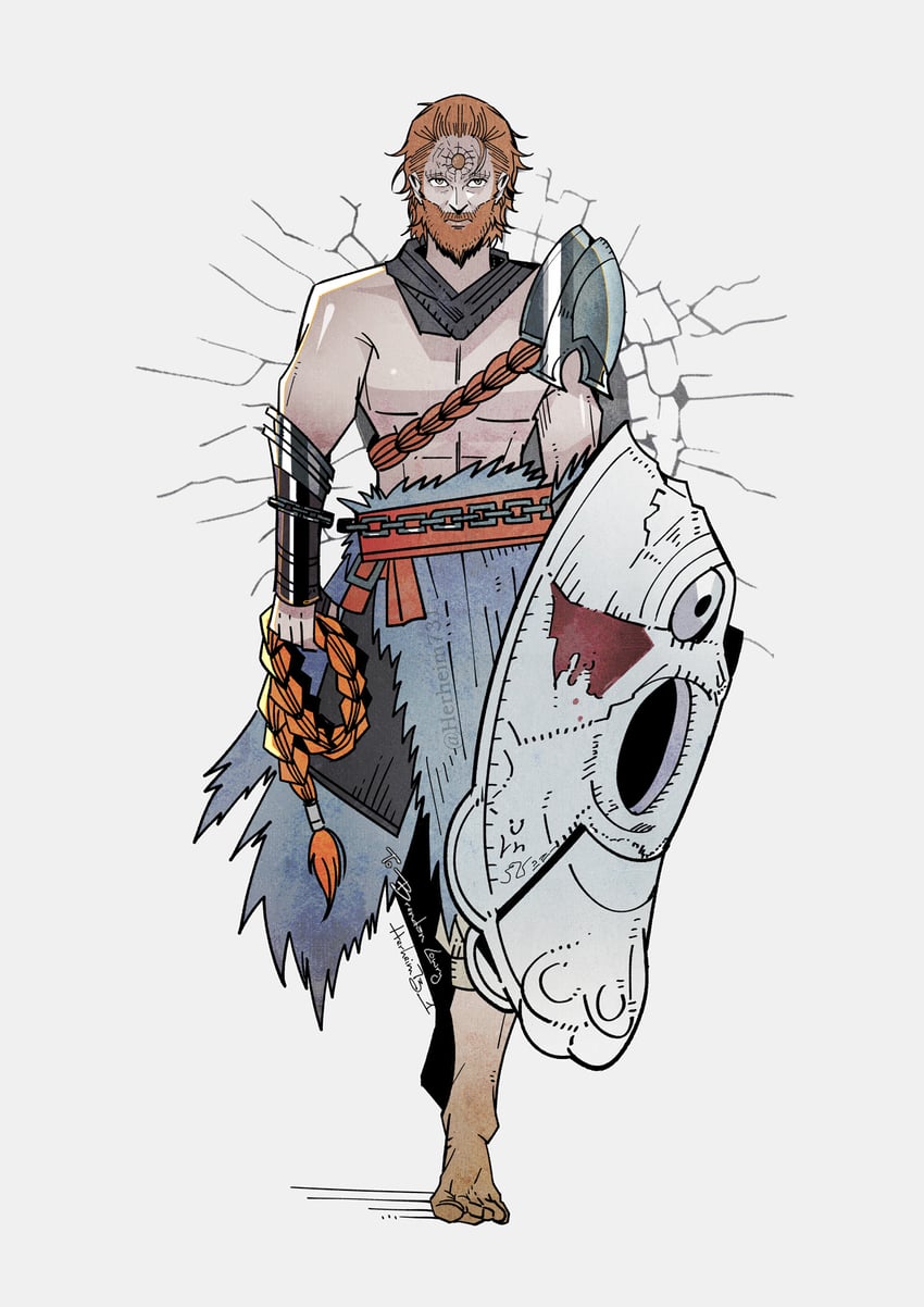 tarnished (original and 1 more) drawn by herheim