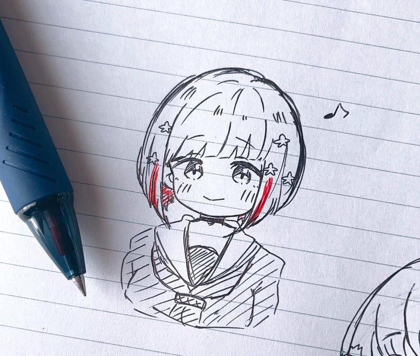 yugiri tsuzuri (love live! and 1 more) drawn by wataame._(rubytan_25)