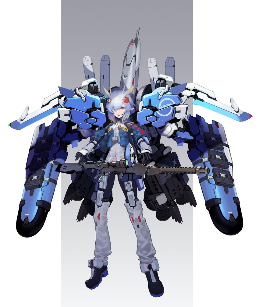 ex-s gundam (gundam and 1 more) drawn by nakamura_eight