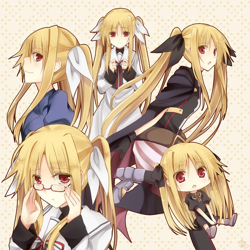 fate testarossa (lyrical nanoha and 4 more) drawn by mizuki_hau