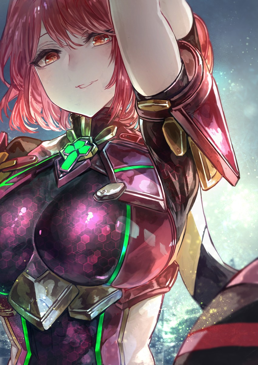 pyra (xenoblade chronicles and 1 more) drawn by signo_aaa