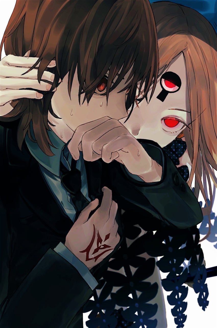 fujimaru ritsuka and abigail williams (fate and 1 more) drawn by uro_(kyoka315)