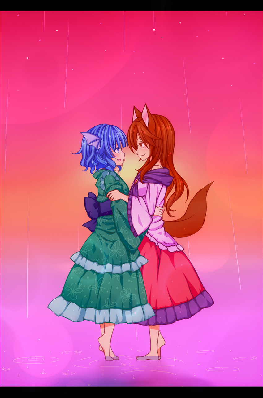 imaizumi kagerou and wakasagihime (touhou) drawn by totoharu_(kujirai_minato)