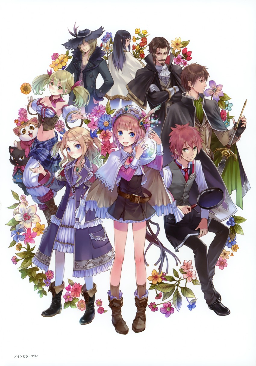 rorolina frixell, sterkenburg cranach, cuderia von feuerbach, lionela heinze, astrid zexis, and 5 more (atelier and 1 more) drawn by kishida_mel