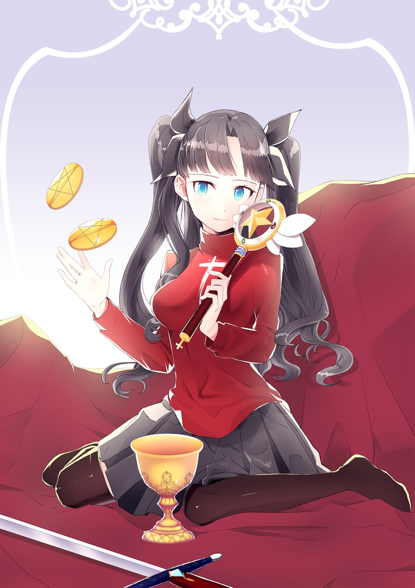 tohsaka rin and magical ruby (fate and 1 more) drawn by wd_(ttl6454)