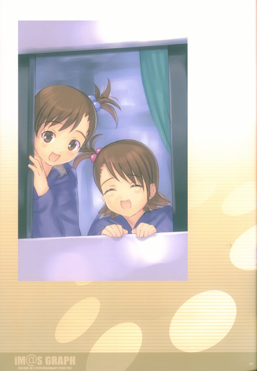 futami mami and futami ami (idolmaster and 1 more) drawn by goto_p