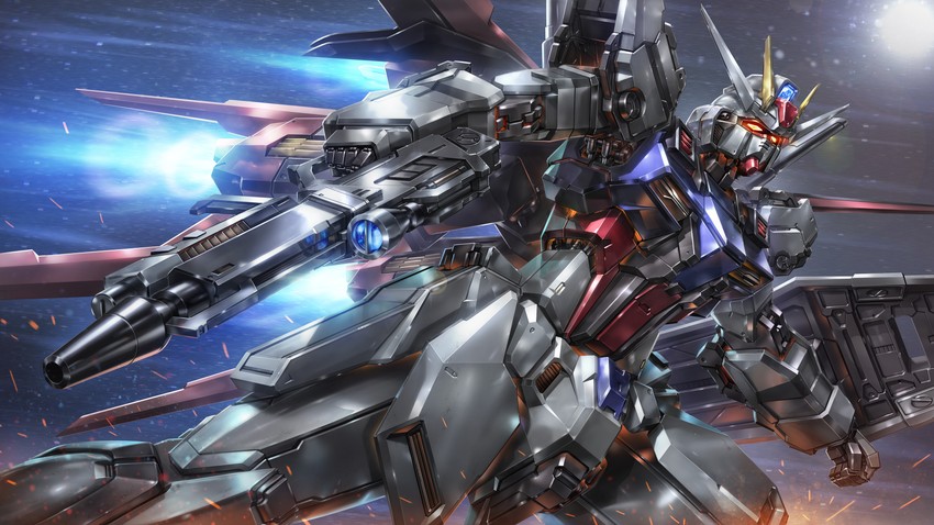 Strike Gundam And Aile Strike Gundam Gundam And 1 More Drawn By Zhenlin Danbooru