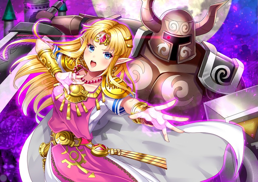 princess zelda and phantom (the legend of zelda and 2 more) drawn by uzura_(moimoi)