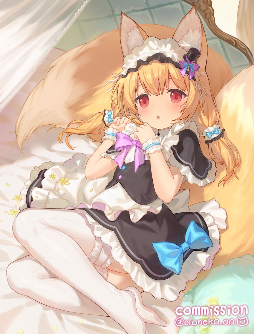 kitsune no botan (flower knight girl) drawn by cloneko_(zelmeledf2)