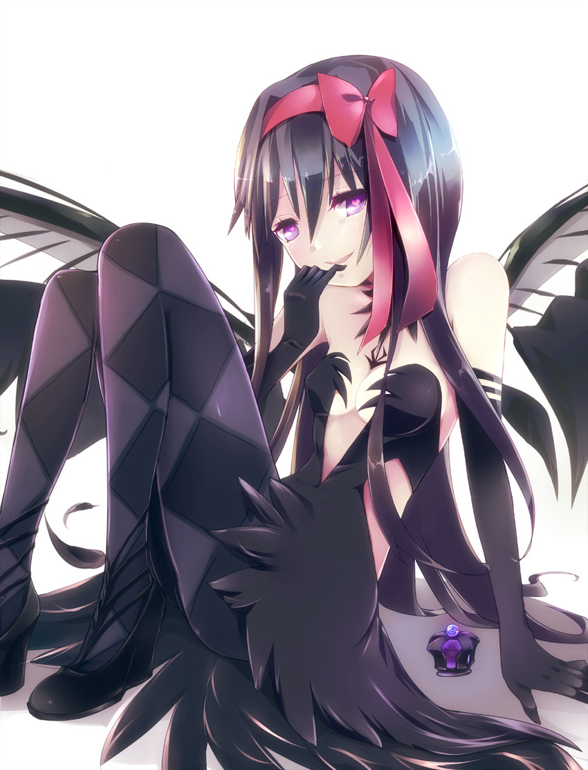 akemi homura and akuma homura (mahou shoujo madoka magica and 1 more) drawn by teitowawa