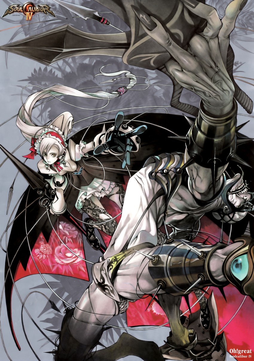 voldo and ashlotte maedel (soulcalibur and 1 more) drawn by oogure_ito