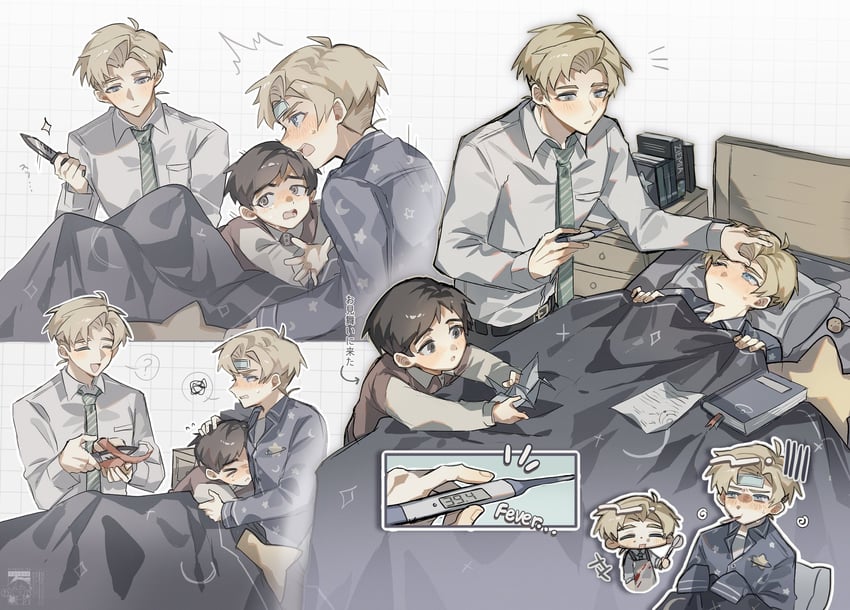 rafal and albert brudzewski (chi.: chikyuu no undou ni tsuite) drawn by toramledak