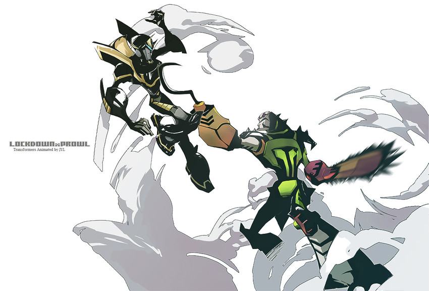 prowl and lockdown (transformers and 1 more) drawn by 13jyl