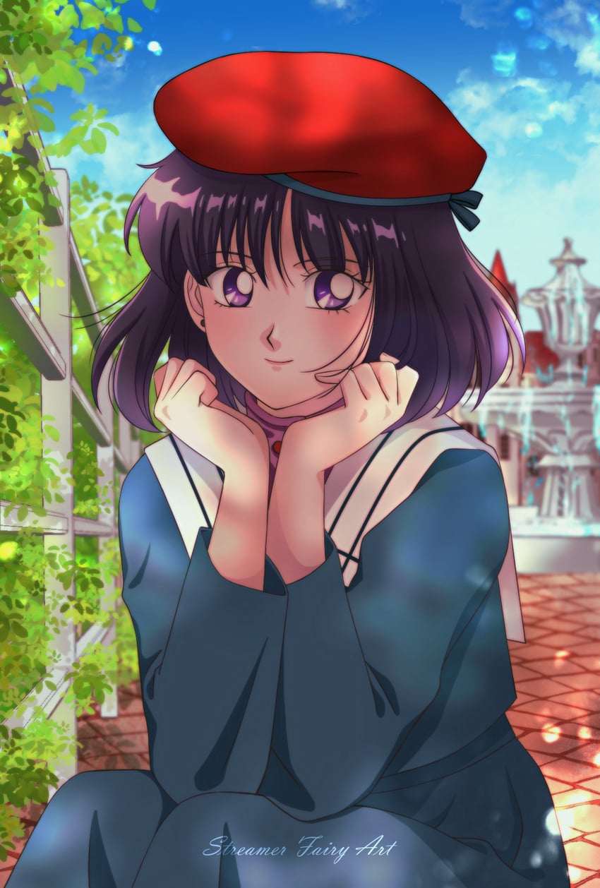 tomoe hotaru (bishoujo senshi sailor moon) drawn by koya