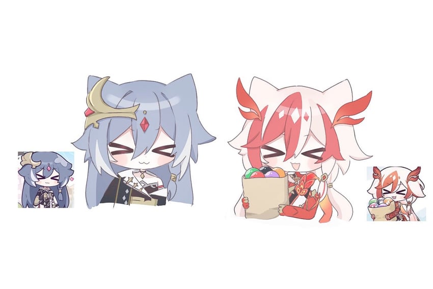 fu hua and herrscher of sentience (honkai and 1 more) drawn by xtx_mercury