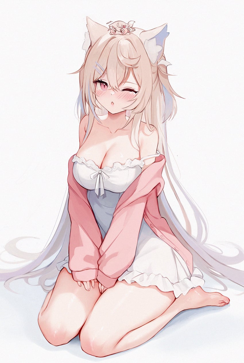 fuwawa abyssgard and mococo abyssgard (hololive and 1 more) drawn by koahri