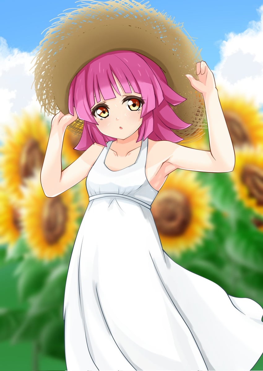 tennoji rina (love live! and 1 more) drawn by kinnikku