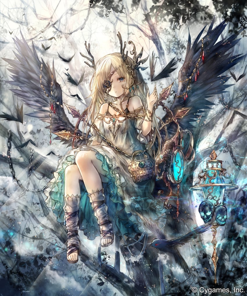 shingeki no bahamut and 1 more drawn by onineko