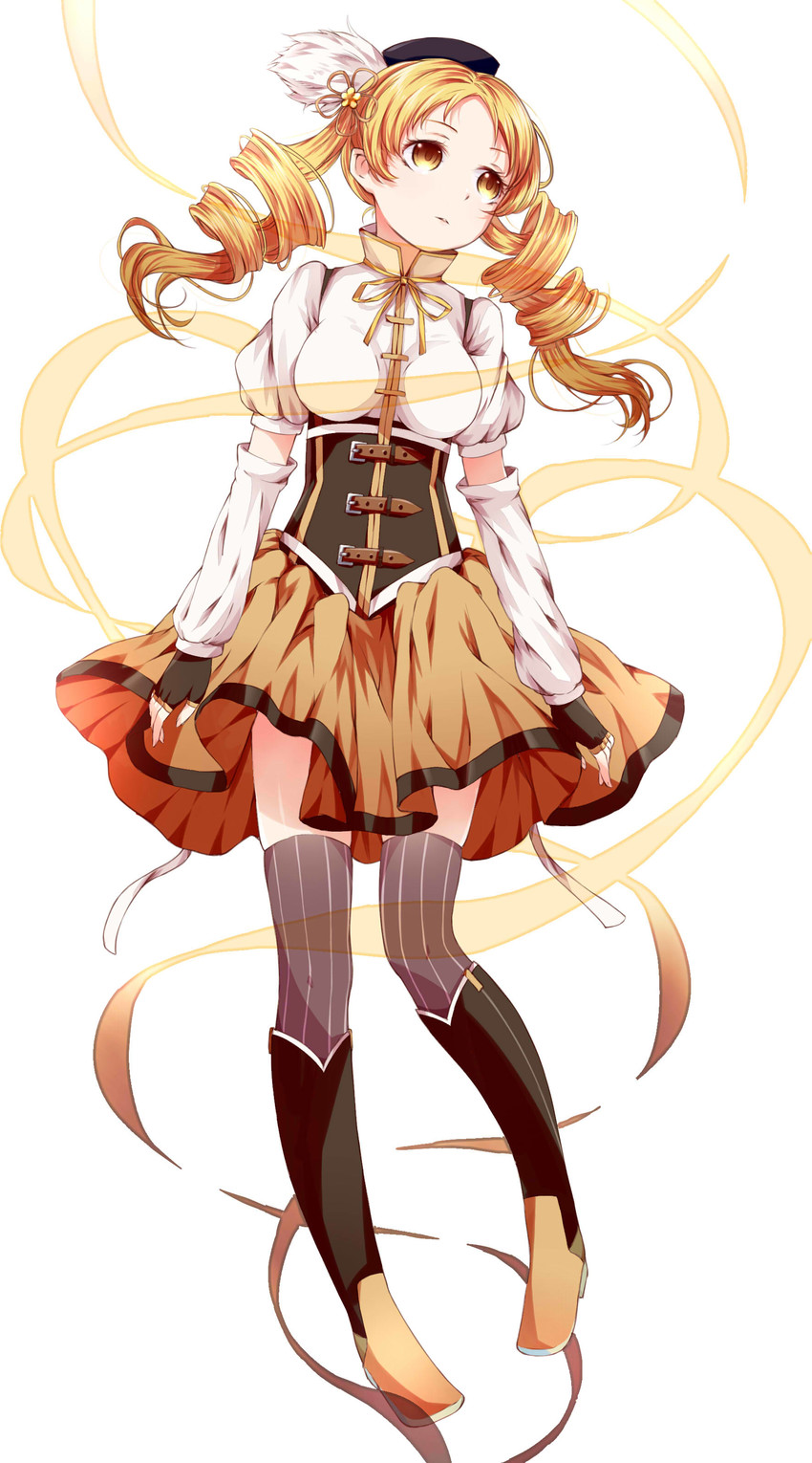 tomoe mami (mahou shoujo madoka magica) drawn by aka_aka