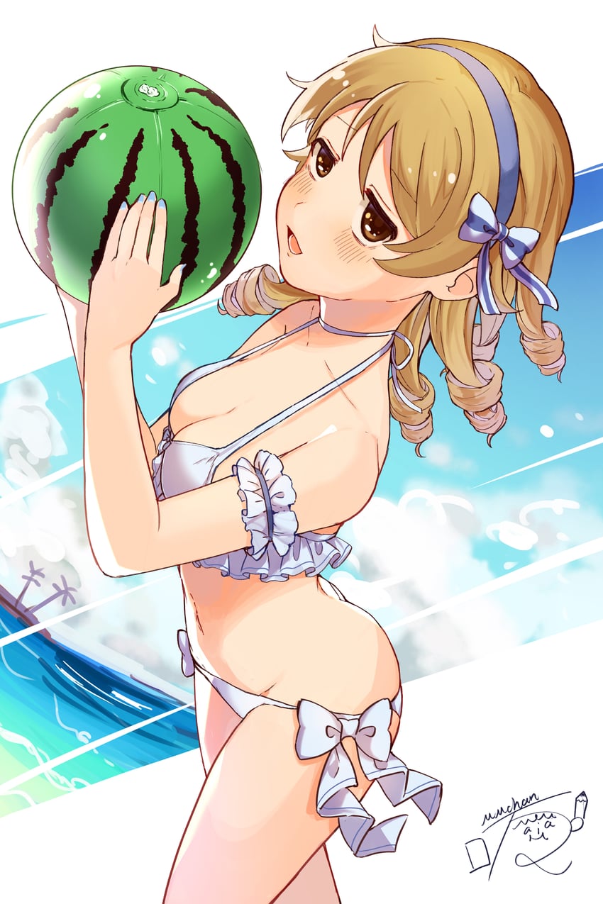 morikubo nono (idolmaster and 1 more) drawn by mmmakaron888